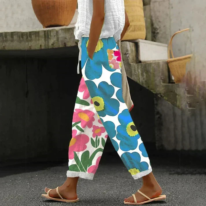 Women's Floral Print Pants – Effortless Style & Comfort