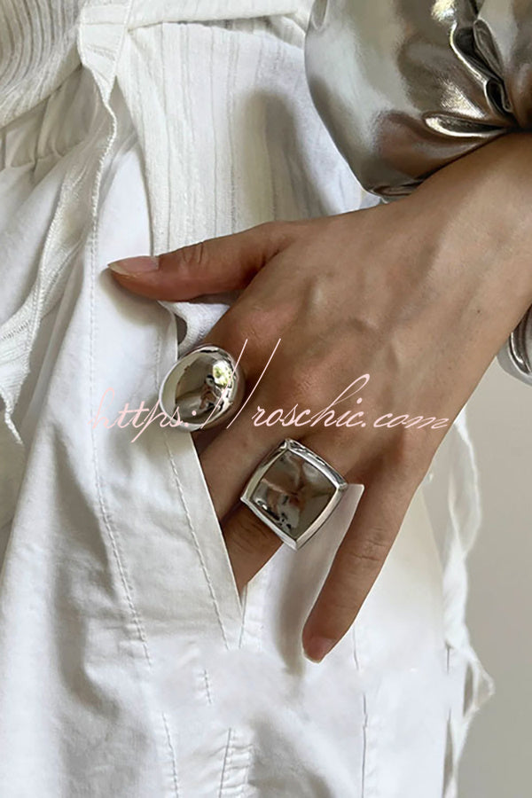 French Vintage-style Polished Ring