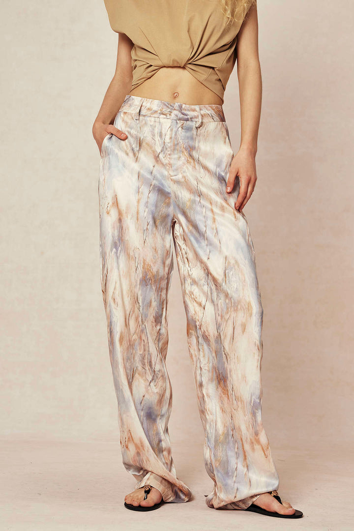 Elegant Printed Women's Pants