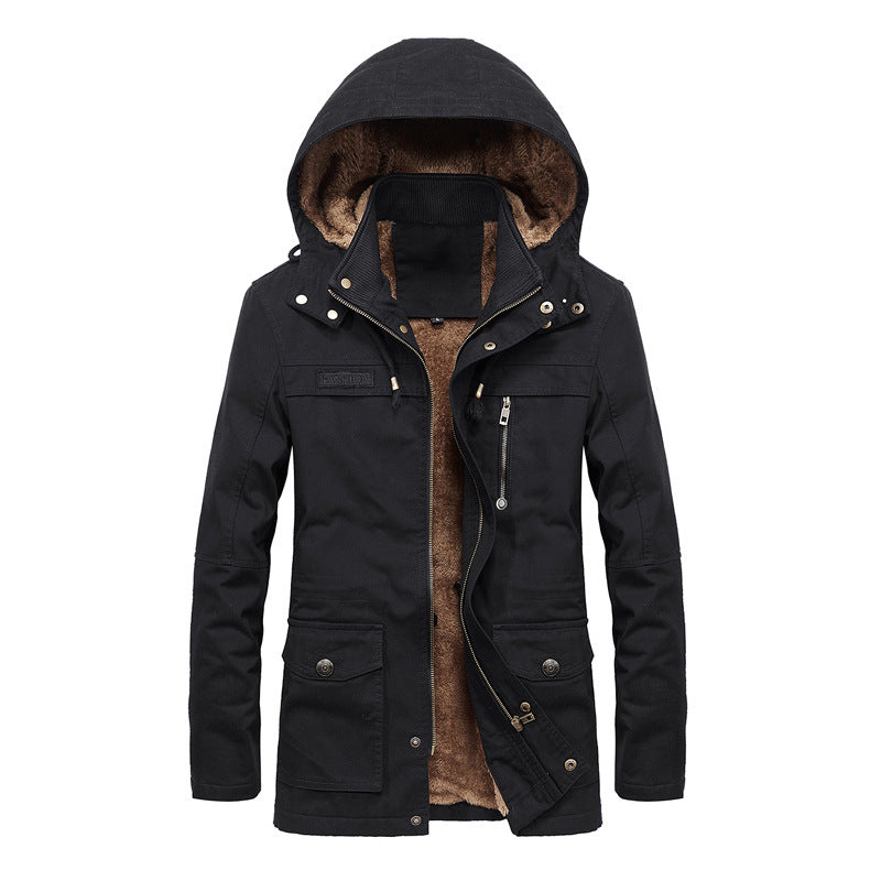 LAURENT MONACO | COTTON HOODED JACKET FOR MEN