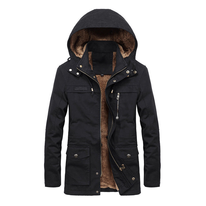 LAURENT MONACO | COTTON HOODED JACKET FOR MEN