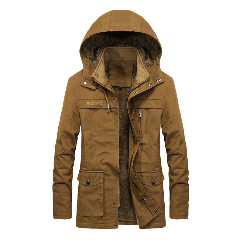 LAURENT MONACO | COTTON HOODED JACKET FOR MEN