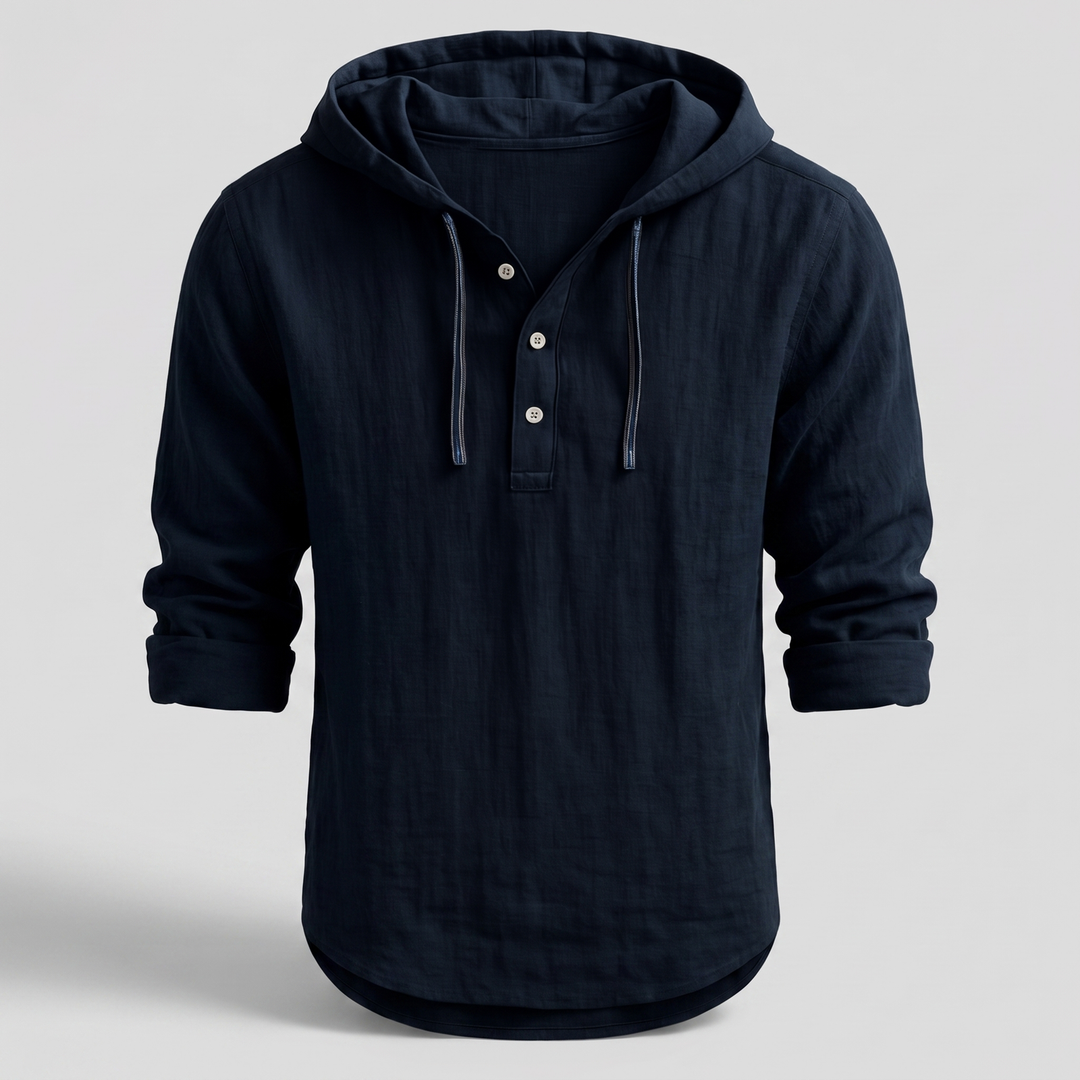 Lino | Lightweight and Airy Hoodie-Shirt with Relaxed Fit