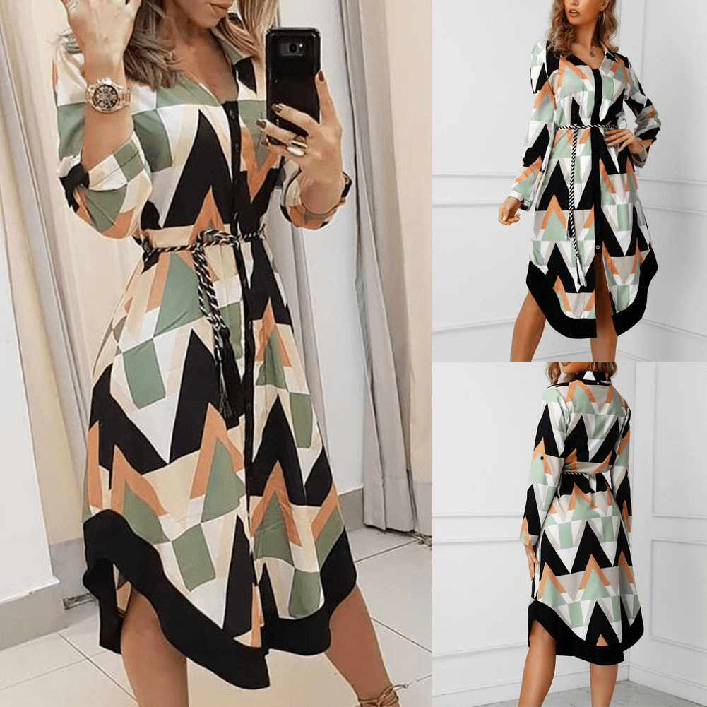 Summer Women's Breathable Casual Dress - Elena Harper