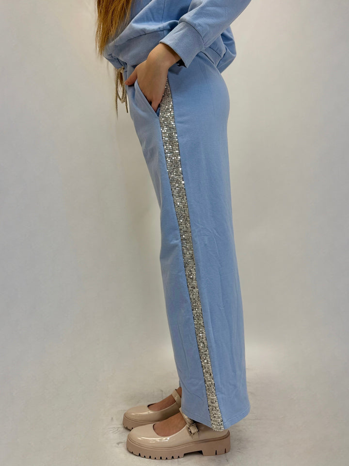 Tracksuit™  |  Trousers Side Sequins
