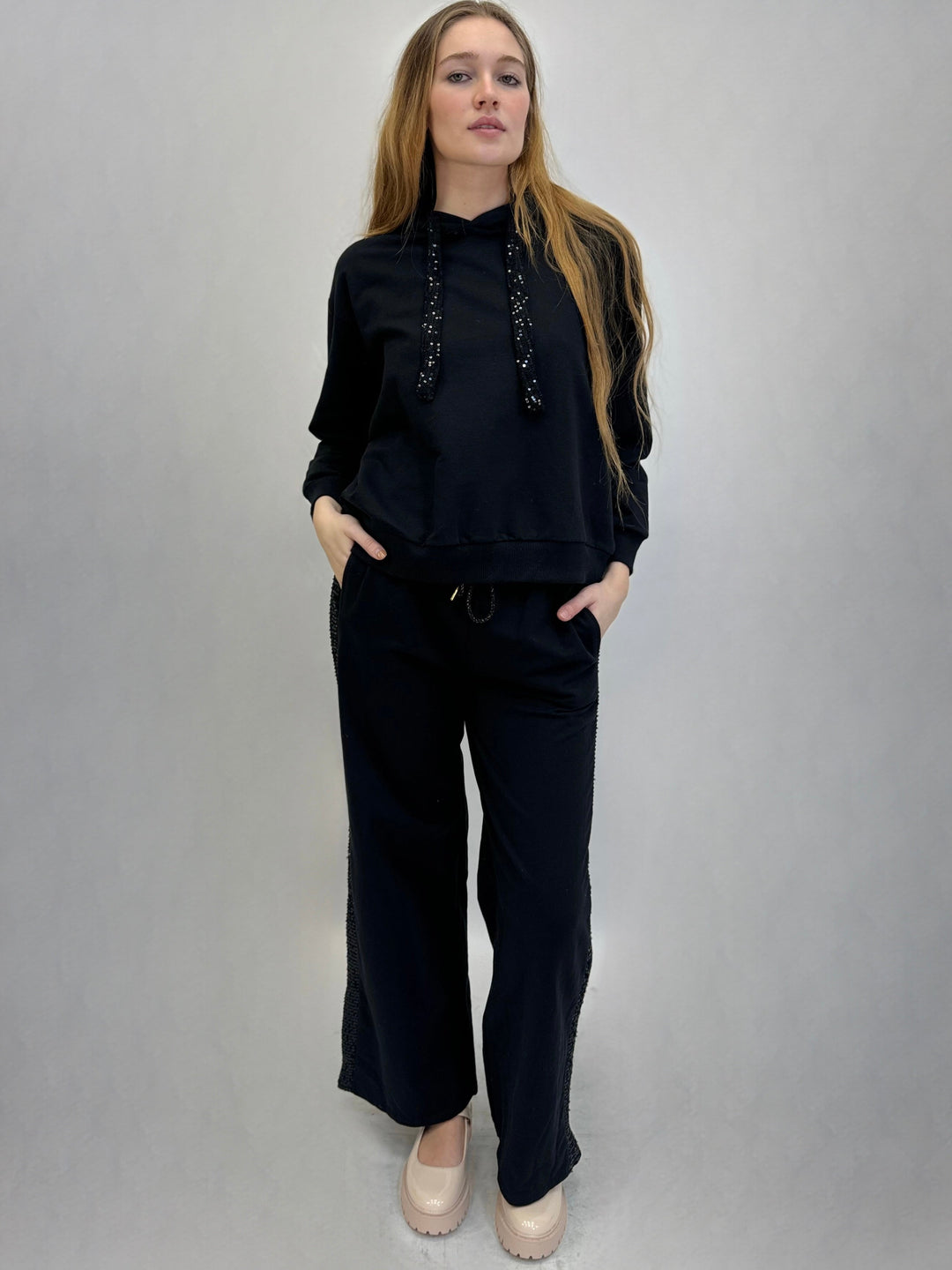 Tracksuit™  |  Trousers Side Sequins