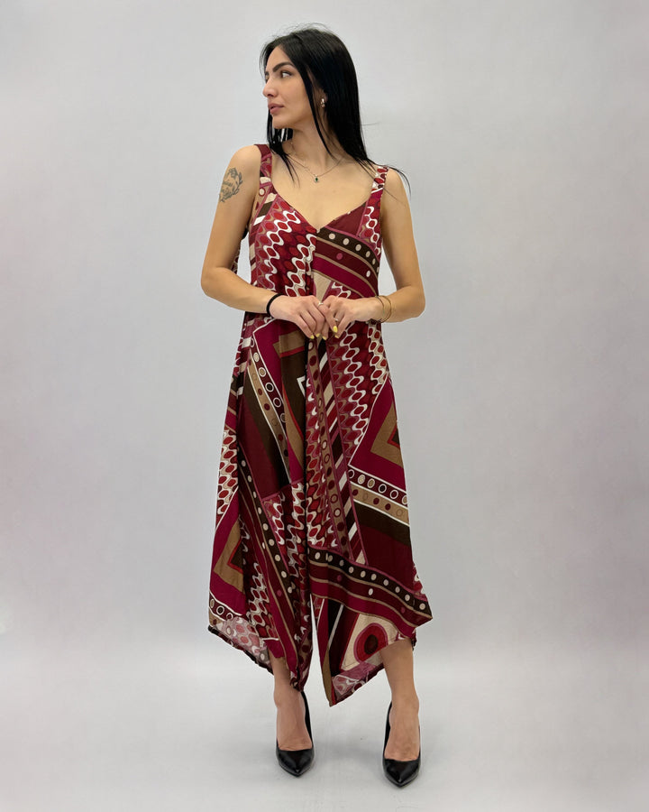 Esmé™  |  Sleeveless Jumpsuit Detail Print