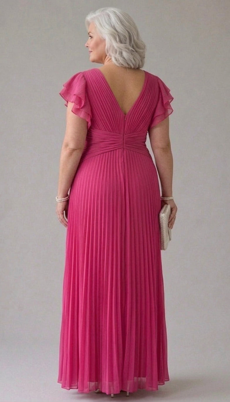 Stella & Grace™ | Pleated Evening Dress