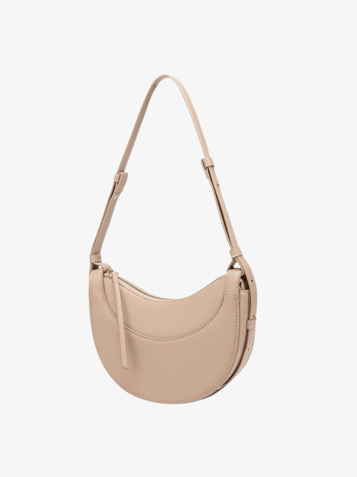 Curved Shoulder Bag for Women with Tassel - Practical and Elegant