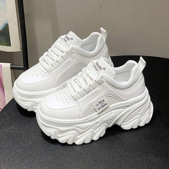 Comfortable and Chunky Platform Sneakers Névara, view 8 - Elena Harper