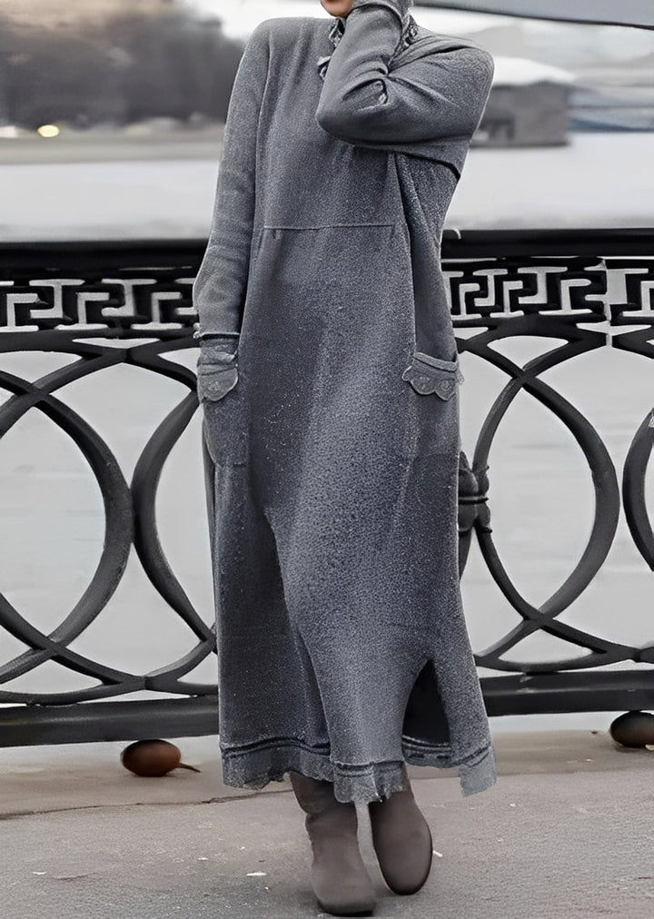 Emma Elegant, Loose, and Warm Dress for Women - Elena Harper