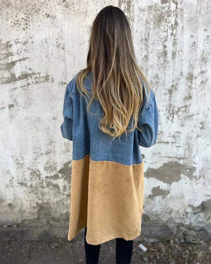 Livia Chic Suede Jacket, view 3 - Elena Harper