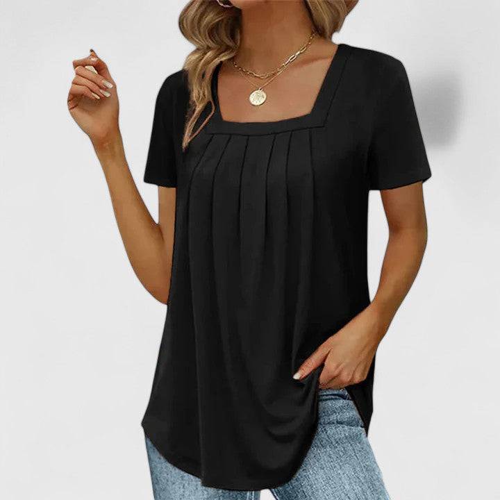 Emma & Rose Cape Town Mirelina™ summer blouse for women, stylish lightweight summer shirt with a feminine fit and elegant design.