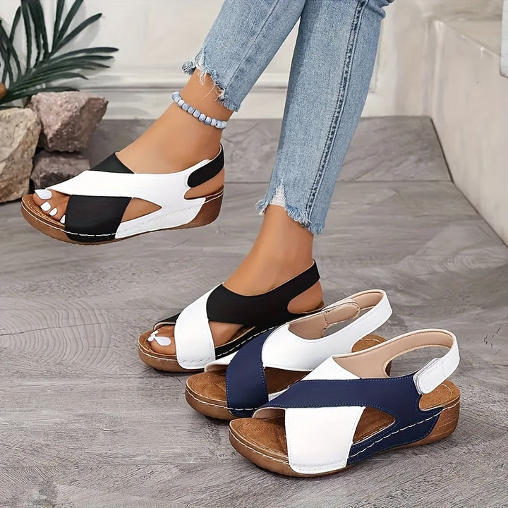 Deloris Lightweight Comfort Wedge Sandals, view 4 - Elena Harper