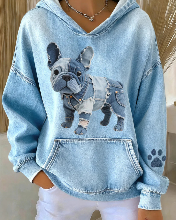 Dax™ | Comfortable Sweater with Animal Patchwork Print