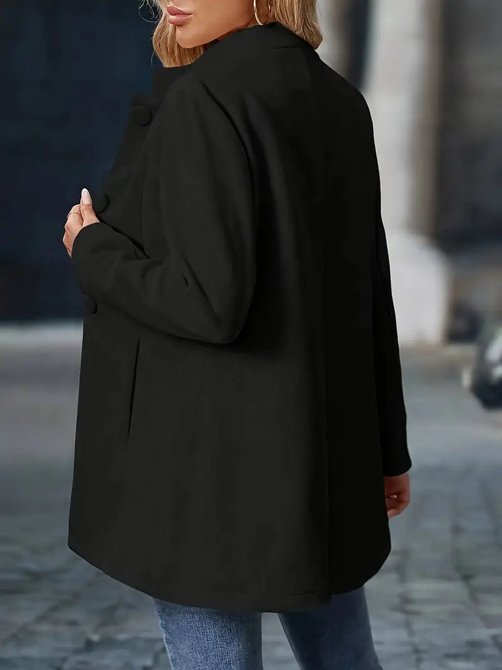 Valérie - Elegant Buttoned Jacket with High Collar