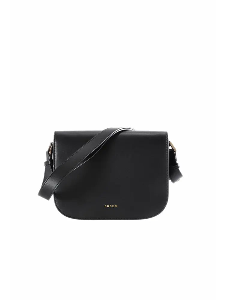 Checkerboard Saddle Crossbody Shoulder Bag