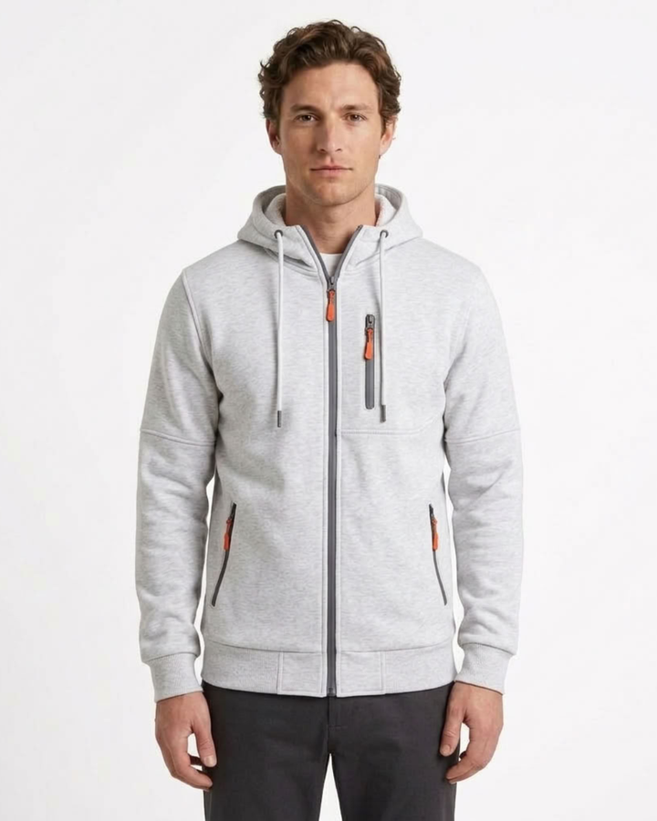 Fleece-Lined Hooded Sweatshirt
