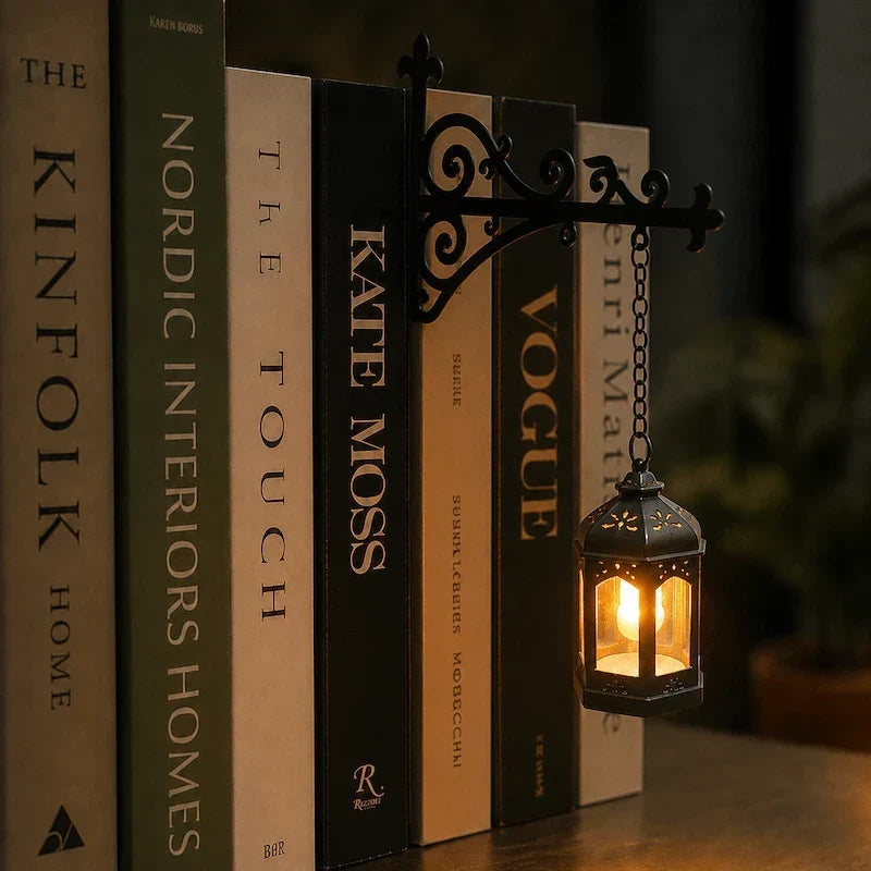 Halloween Ghost & Lantern Bookshelf Light
