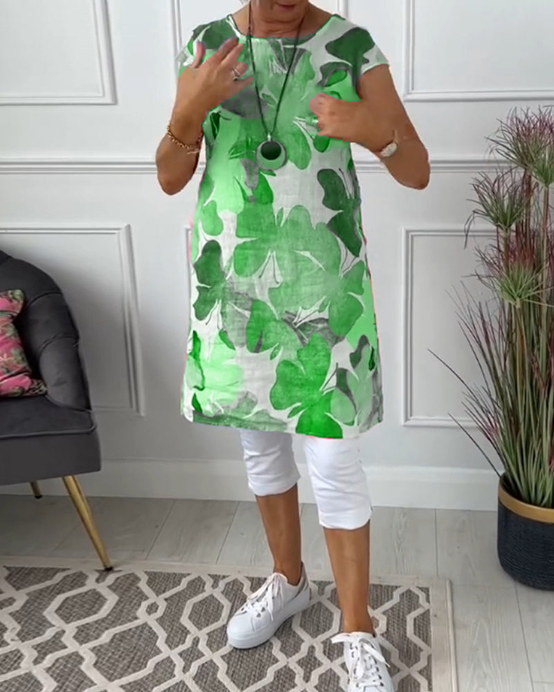 Women's Elegant Casual Floral Dress - Perfect for Everyday Style