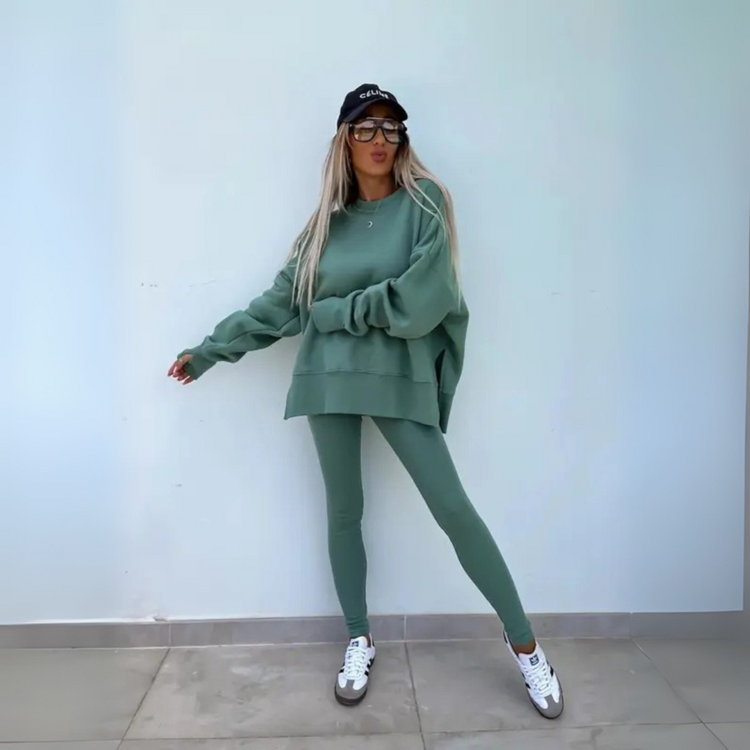 Madison Oversized Sweatshirt & Leggings, view 7 - Elena Harper