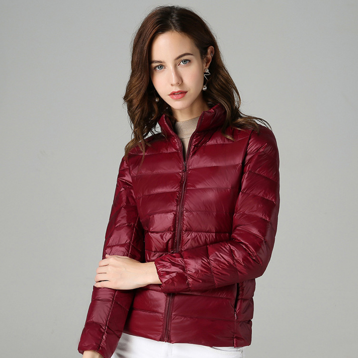 Myra™ | Ultralight Down Jacket with Refined Pleats