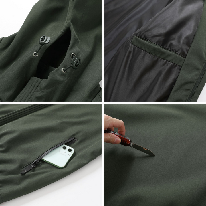 Laurent Monaco Waterproof Windjacket, view 8 - Elena Harper