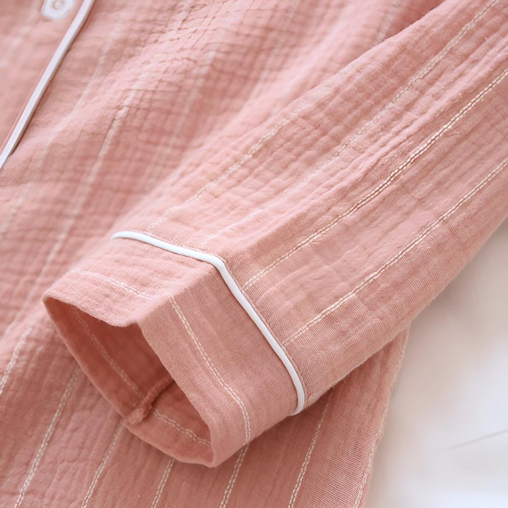Pastel Stripe Cotton Nightgown