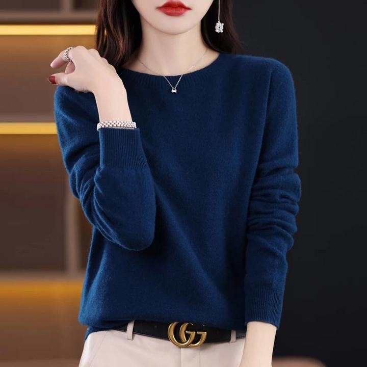 Women's Round Neck Soft Luxury Warm Sweater (S-5XL)