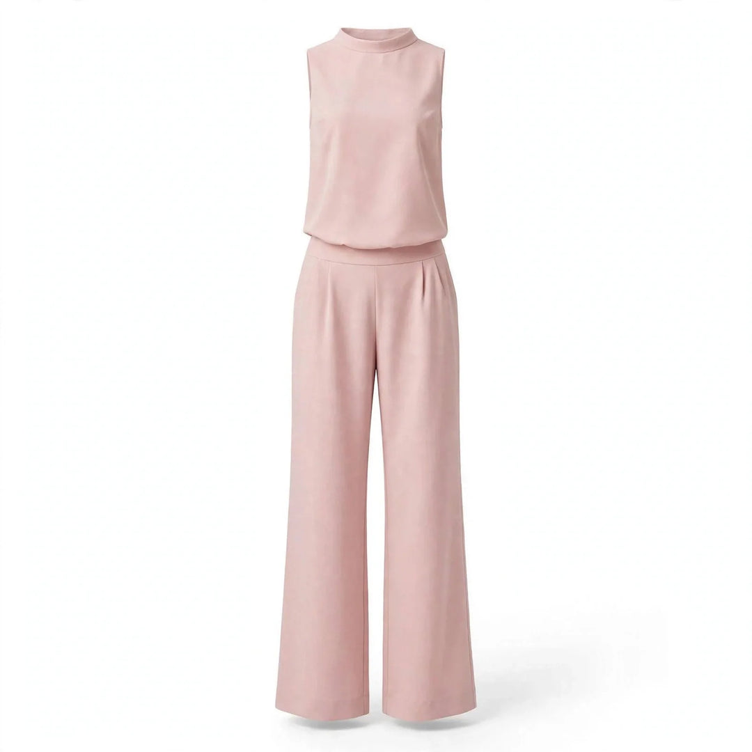 Matilda Fairweather | Blush Wide-Leg Two Piece Set For Women