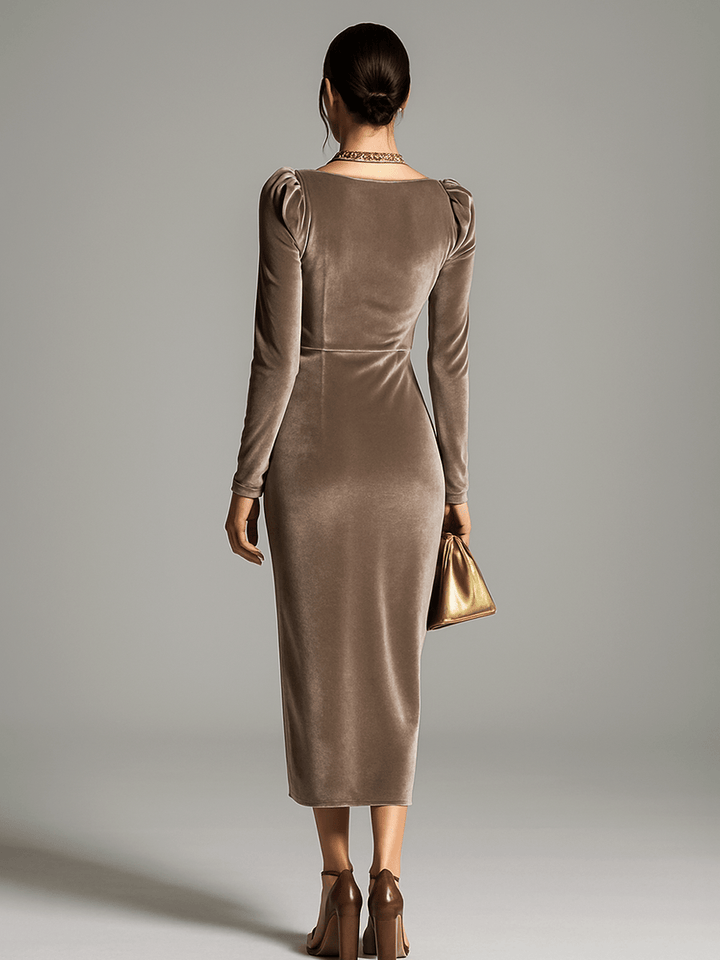 Elegant Mykah™ midi dress by Emma & Rose Cape Town featuring a fitted silhouette and stylish design, perfect for special occasions.