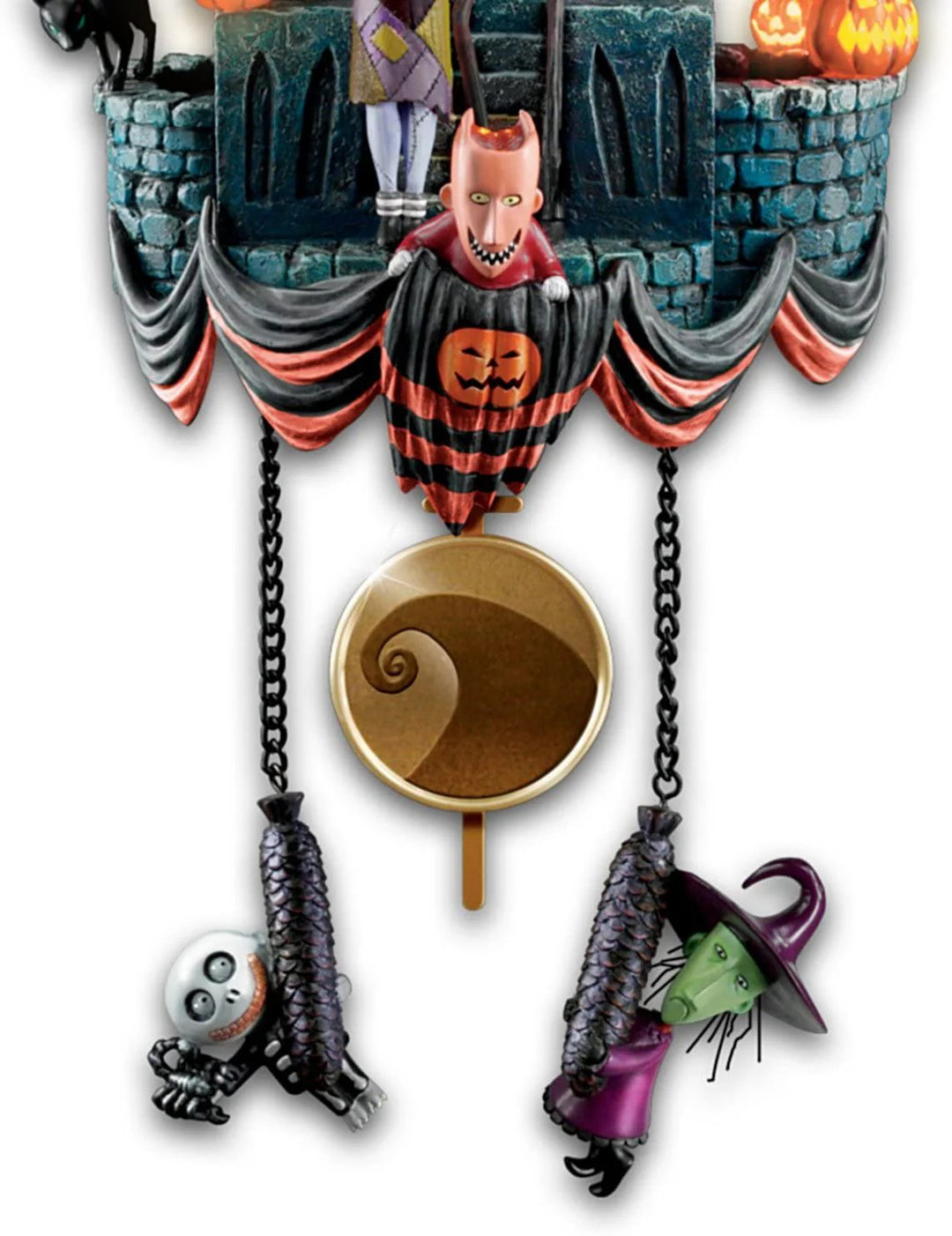 HallowClock Halloween Wall Clock, A Nightmare Before Christmas, view 6 - Elena Harper