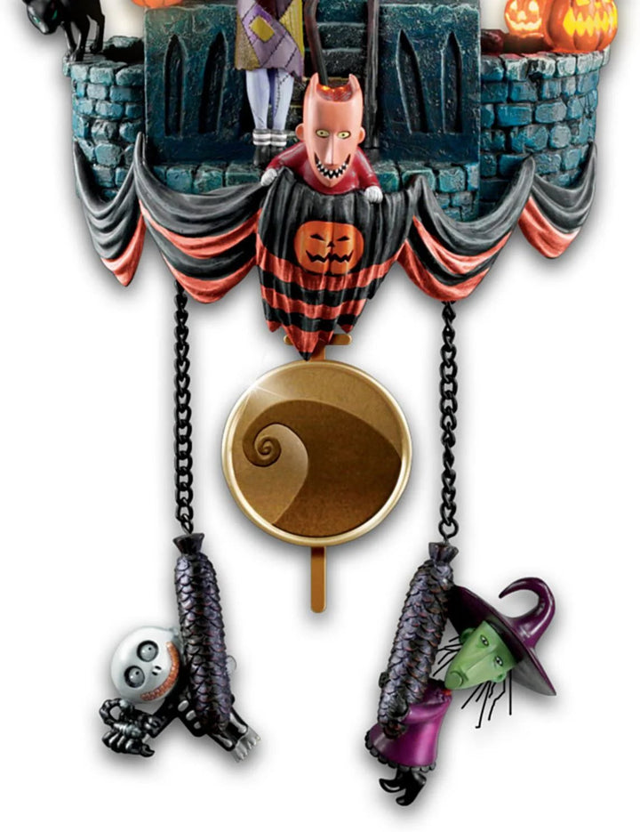 HallowClock Halloween Wall Clock, A Nightmare Before Christmas, view 6 - Elena Harper