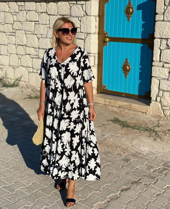 Lumis Summer Kaftan Dress - Elena Harper