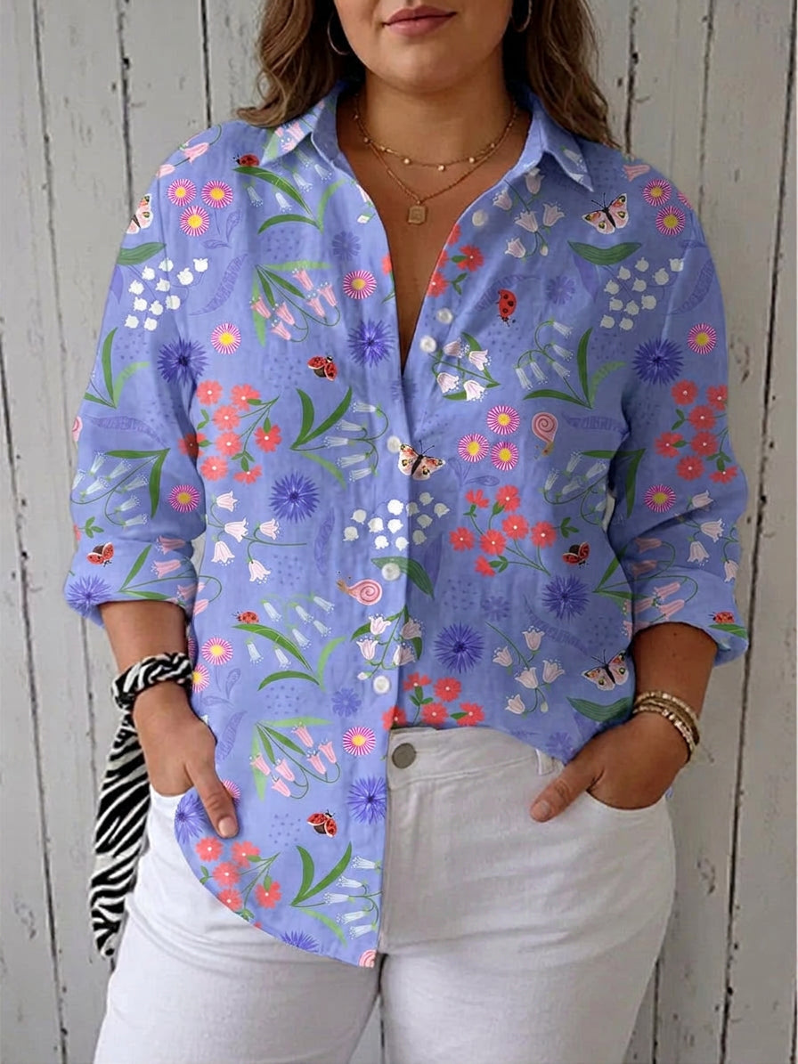 Cleo - Meadow Blossom Blouse