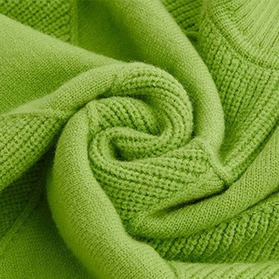 Nora | Elegant Turtleneck Sweater with Distinctive Diamond Pattern