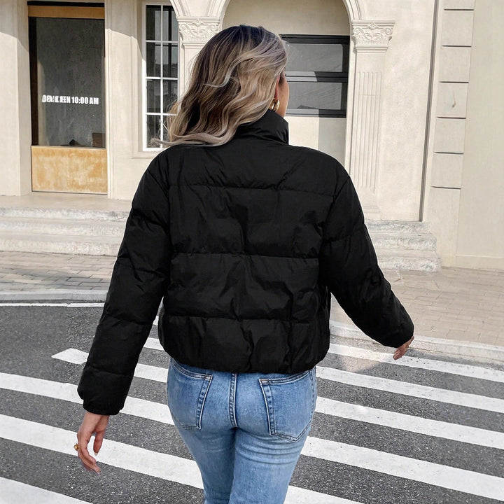 Women's Reversible Hooded Coat - Warm and Practical