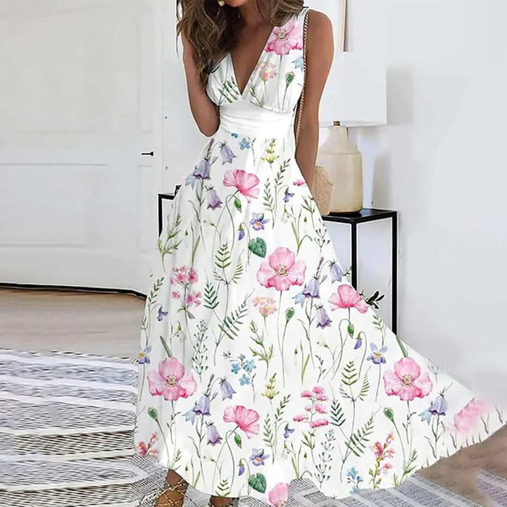 Women's Floral Summer Dress - Elegant & Comfortable