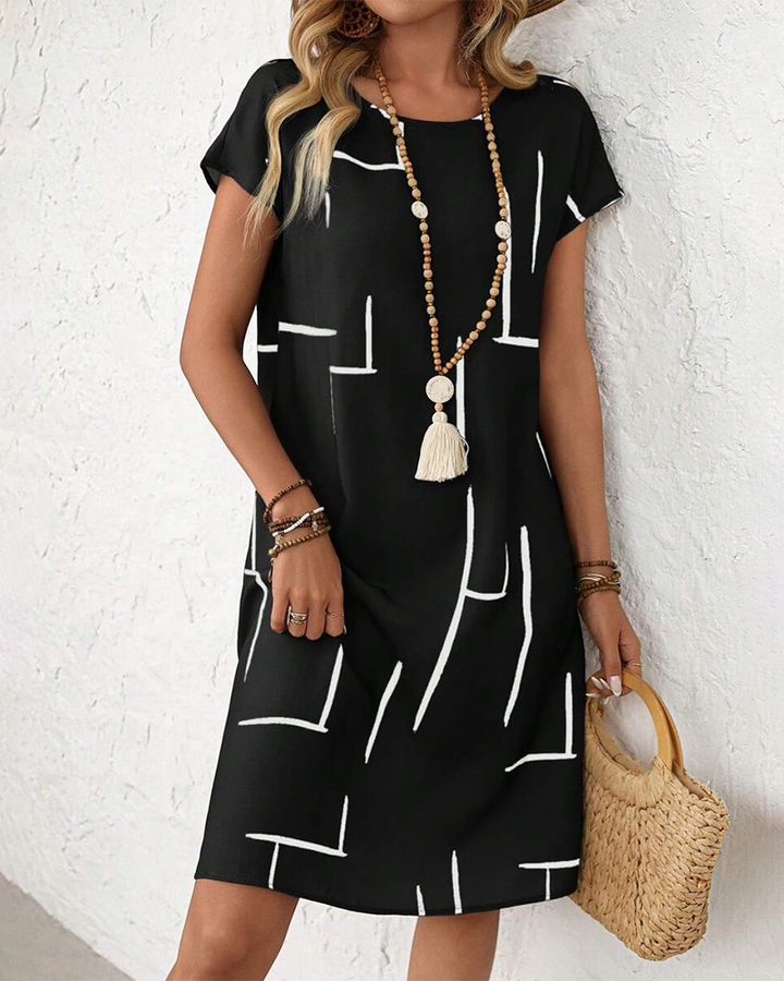 RELAXED FIT VACATION DRESS FOR WOMEN