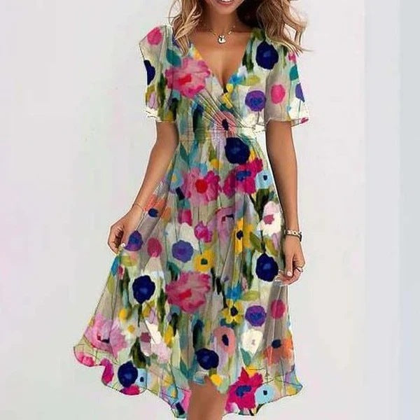 Sienna Chic Summer Dress - Elena Harper