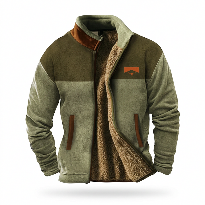 LAURENT MONACO | JACKET WITH INDIGENOUS PATTERN PRINT FOR MEN