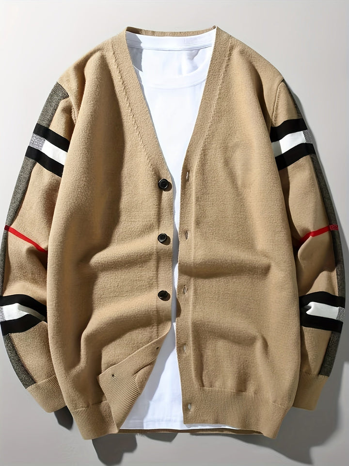 Men's Handcrafted Button Cardigan - Regular Fit for Timeless Style