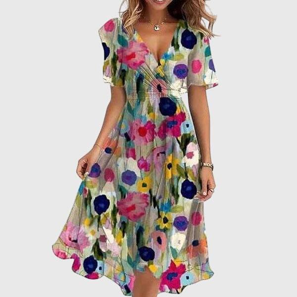 Emma & Rose Cape Town Catalina™ chic midi dress, stylish sleeveless dress with a flowy silhouette and elegant design.