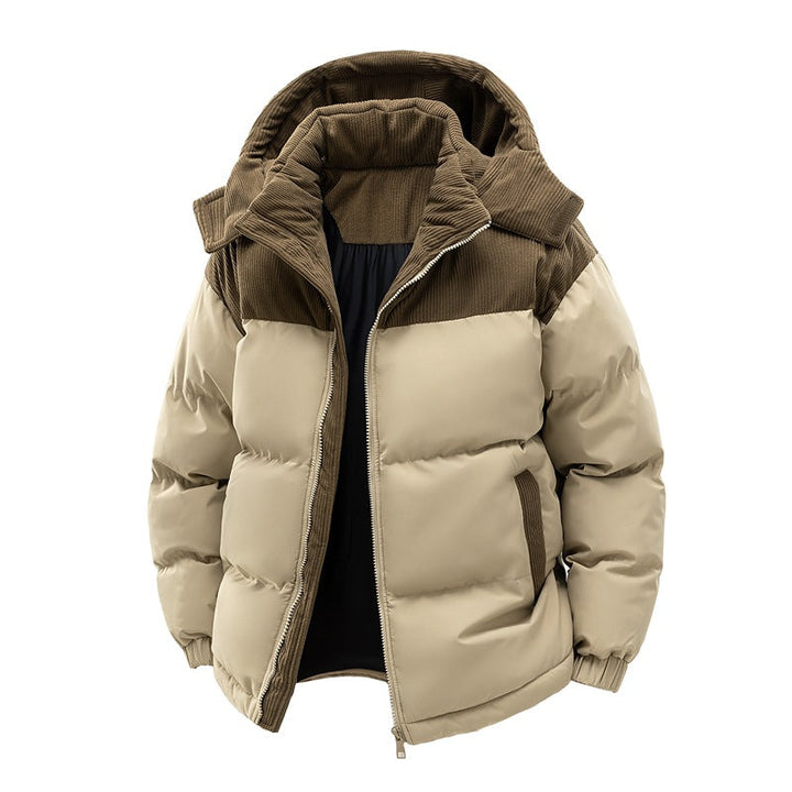 Premium Winter Down Jacket for Men – Warm Coat with Removable Hood