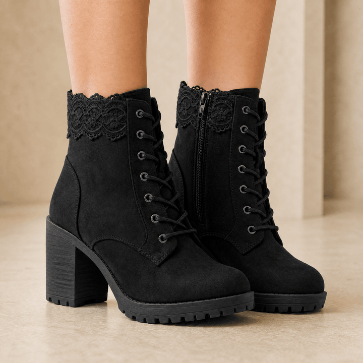 Maya | Romantic and Comfortable Women's Suede Ankle Boots
