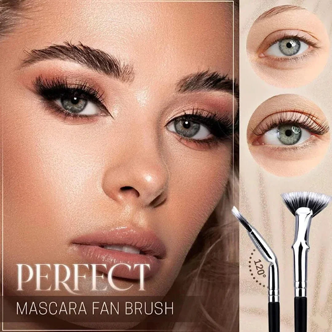Präzise Eleganz | Faltbarer Winkel-Mascarabürste für makellose Wimpern