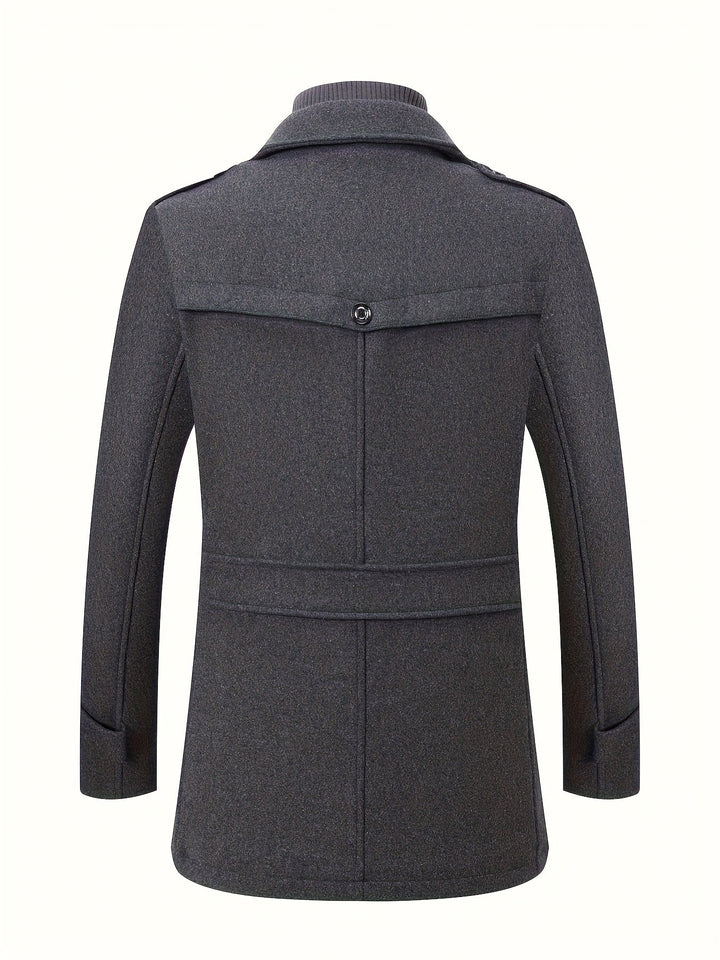LAURENT MONACO | MEN'S WIDE COLLAR BUTTON JACKET