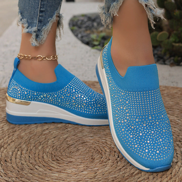 Genovefa | Sparkling Women's Slip-On Sneakers