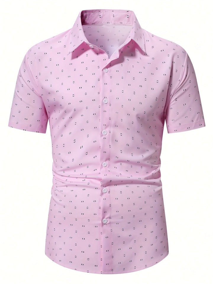 Tropical Print Shirt for Men - Elena Harper