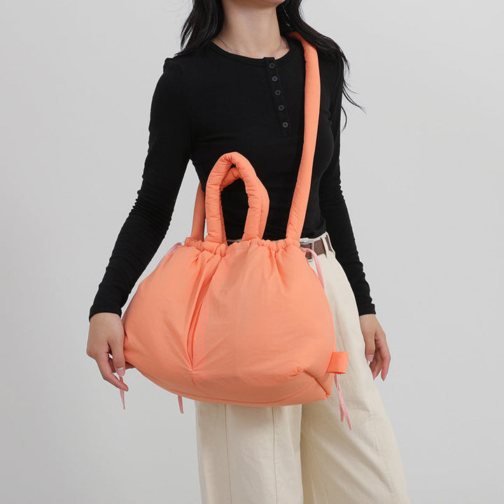 Ladies' Quilted Handbag with Soft Structure and Stylish Look